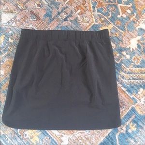 Athleta Sz Small Stretch In Skort Black Zip Pockets Athletic 438956